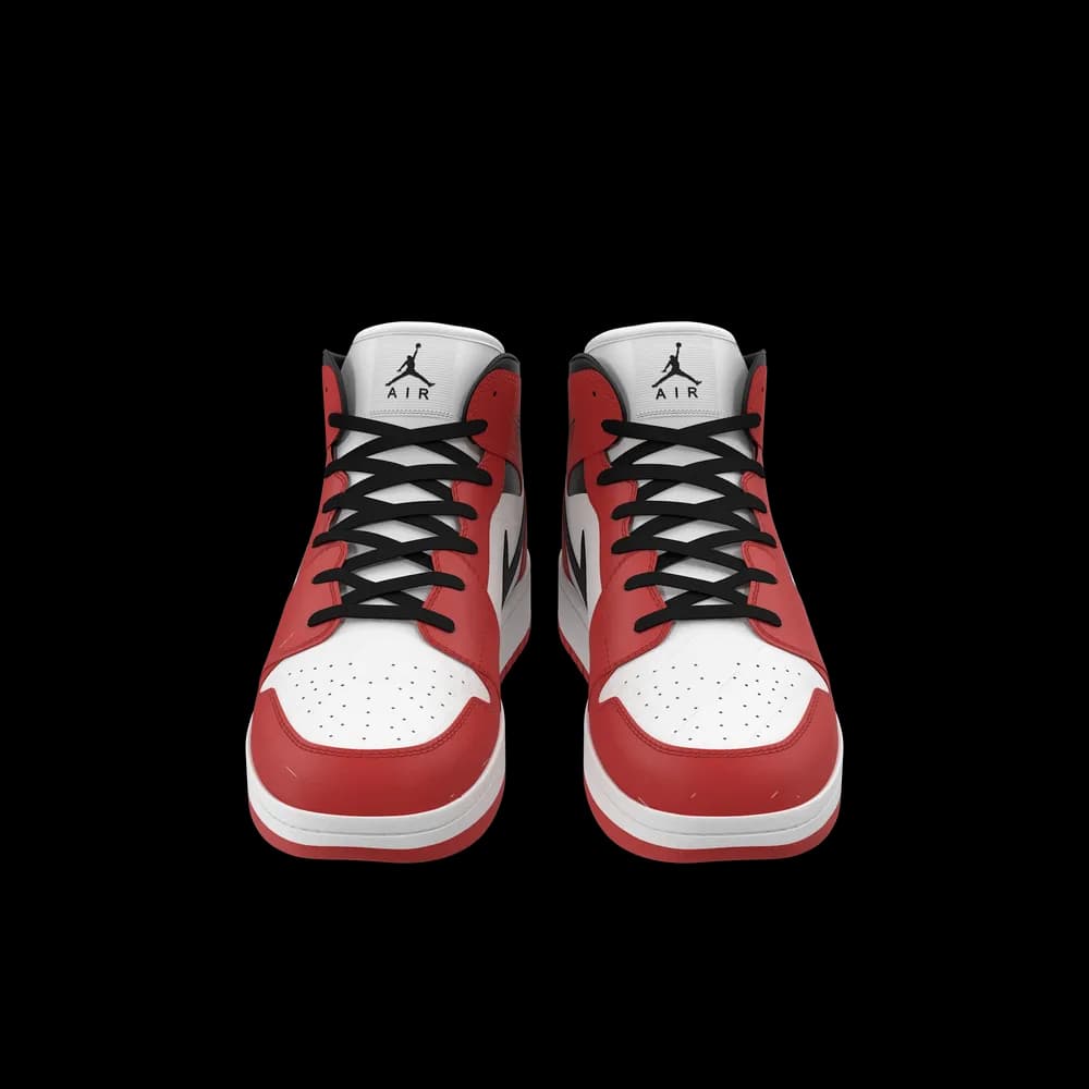 Nike Air Jordan 1 Red And Black 1