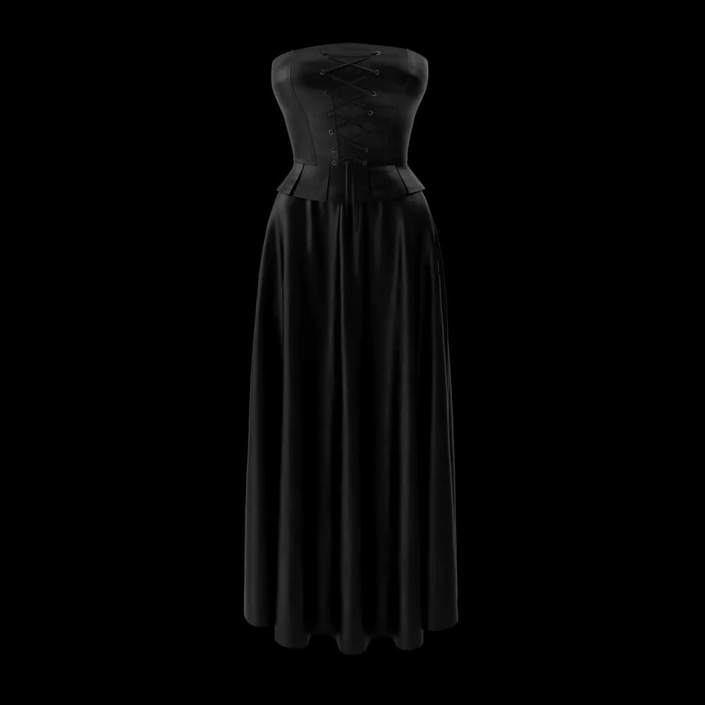 Corset With Black Skirt 1